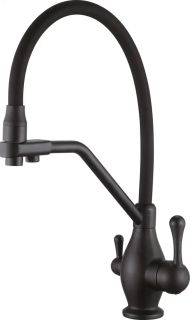 Смеситель для кухни Rose R858H чёрный матовый